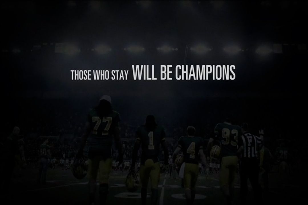 Those Who Stay Will Be Champions