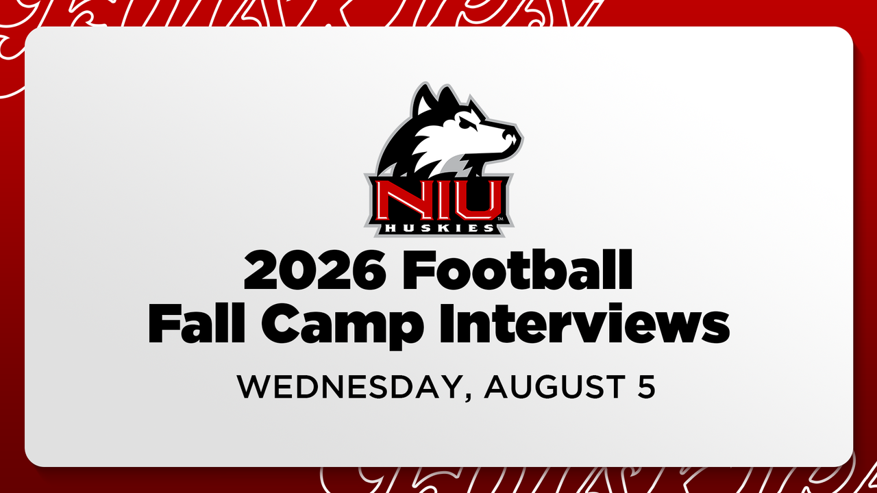  NIU Football Opens Fall Camp - Cam Thompson and Broderick W
