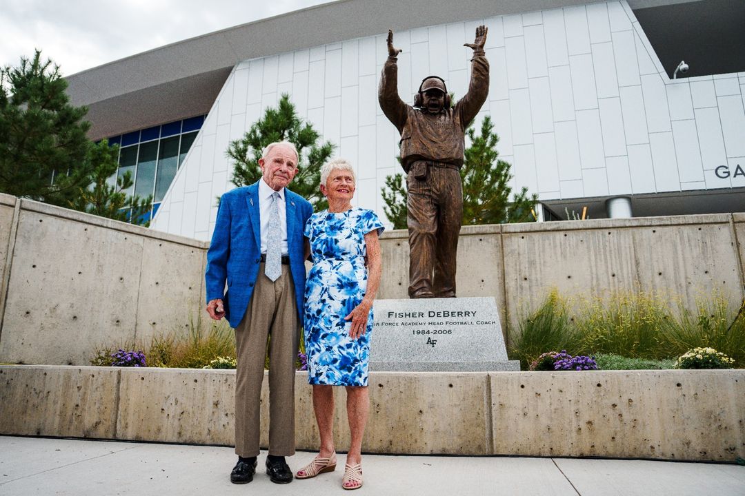 Fisher DeBerry Statue Dedication Ceremony